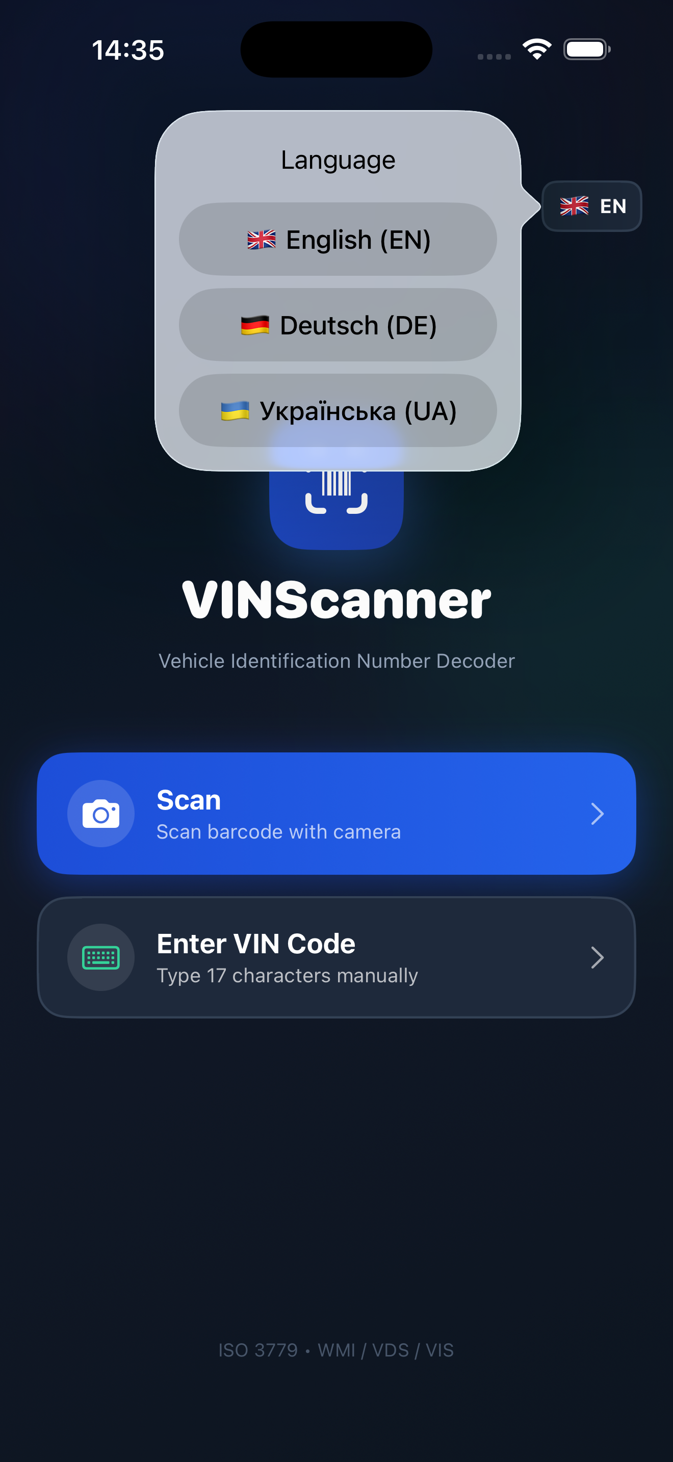 VIN Car Scanner